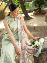 Zaina – Luxury 3-Piece Embroidered Lawn Suit For Women