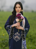 Zarq – Teal Elegance in Embroidered Lawn For Women