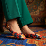 Printed Velvet Ladies Khussa – Soft & Comfortable Everyday Wear For Women