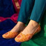 Printed Velvet Ladies Khussa – Comfortable Daily Wear For Women