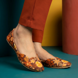 Printed Velvet Khussa – Everyday Comfort & Style For Women