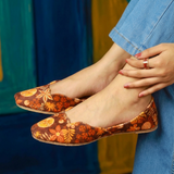 Printed Velvet Khussa – Everyday Comfort & Style For Women