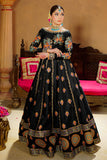 DIYA Luxe Black Raw Silk Lehenga For Women