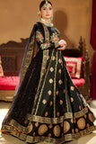 DIYA Luxe Black Raw Silk Lehenga For Women