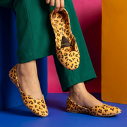 Cheetah Print Velvet Khussa – Stylish Everyday Comfort For Women