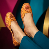 Printed Velvet Ladies Khussa – Comfortable Daily Wear For Women