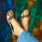 Bustangi Printed Rangreza Khussas – Elegant, Comfortable & Versatile For Women
