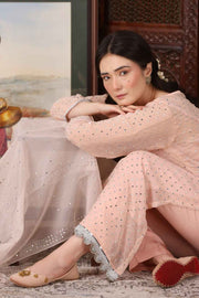 Mehvar Embellished Velvet Khussa For Women