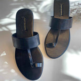 Cyra Kolha Minimalist Vegan Leather Kolhapuri For Women