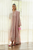 Pastel Pink Open Shirt Design Embroidered Casual 3-Pieces Pret For Women