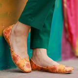 Printed Velvet Ladies Khussa – Comfortable Daily Wear For Women