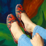 Printed Velvet Khussa – Everyday Comfort & Style For Women