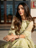 Marwa – Sage Green Luxury Embroidered Lawn Ensemble Unstitched Suit  For Women
