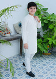 White Mysore Kurta – Festive Wear for Boys
