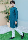 Teal Mysore Kurta – Festive Wear for Boys