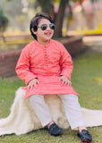 Pink Mysore Kurta – Festive Wear for Boys