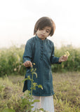 Teal Mysore Kurta – Festive Wear for Boys