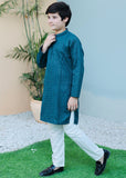 Teal Mysore Kurta – Festive Wear for Boys
