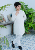 White Mysore Kurta – Festive Wear for Boys