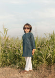 Teal Mysore Kurta – Festive Wear for Boys
