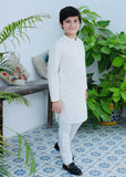 White Mysore Kurta – Festive Wear for Boys