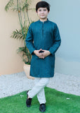 Teal Mysore Kurta – Festive Wear for Boys