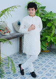 White Mysore Kurta – Festive Wear for Boys