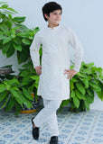 White Mysore Kurta – Festive Wear for Boys
