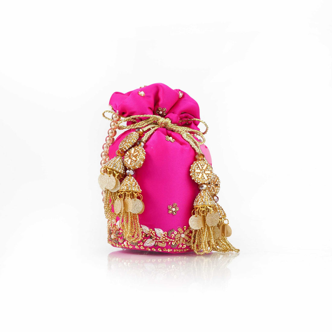 Motia Floral Potli – A Timeless Floral Delight  For Bridal/Wedding