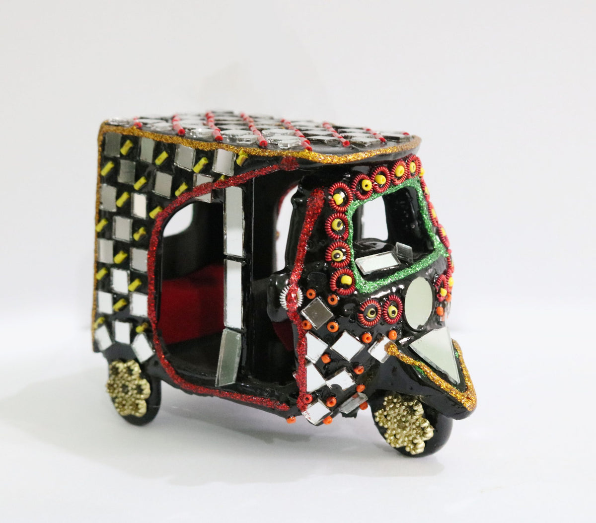 Handcrafted Pakistani Rickshaw Miniature For Decoration