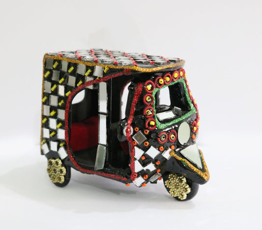 Handcrafted Pakistani Rickshaw Miniature For Decoration