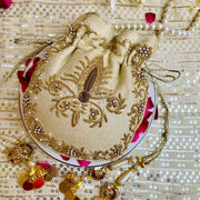 Bridal Banarsi Batwa & Jutti Set  For Wedding