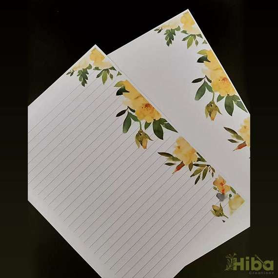 Blossom Blooms Floral Theme Notepad