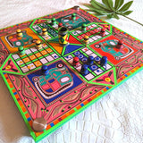 Rickshaw Style Wooden Truck-Art Ludo Game