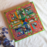 Rickshaw Style Wooden Truck-Art Ludo Game