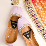 Shamsa Mirror Soft Embellished Khussa For Women