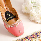 Shamsa Mirror Soft Embellished Khussa For Women