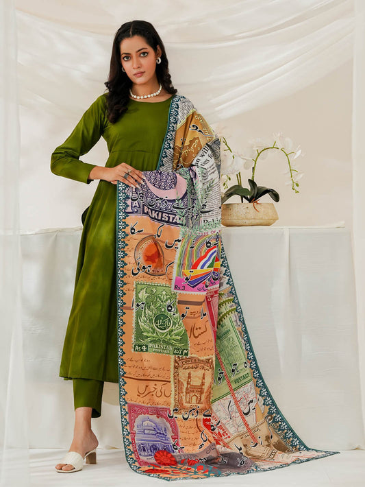 Calligraphed Odhni – Meaning You Can Wear For Women