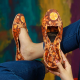 Printed Velvet Khussa – Everyday Comfort & Style For Women
