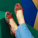 Printed Velvet Khussa – Everyday Comfort & Style For Women
