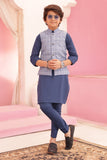 Elegant Kurta with Stylish Blended Waistcoat For Boys