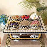 White Color Truck Art Wooden Thaila/Cart