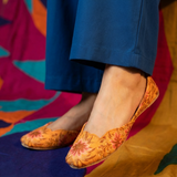 Printed Velvet Ladies Khussa – Comfortable Daily Wear For Women