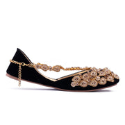 Bridal Anklet Women Khussa – Kundan on Lining