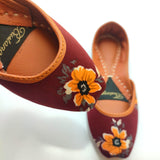 Liverish Floral Casual Khussa For Women