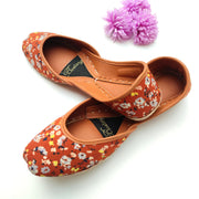 Orange Daffodil Casual Khussa For Women