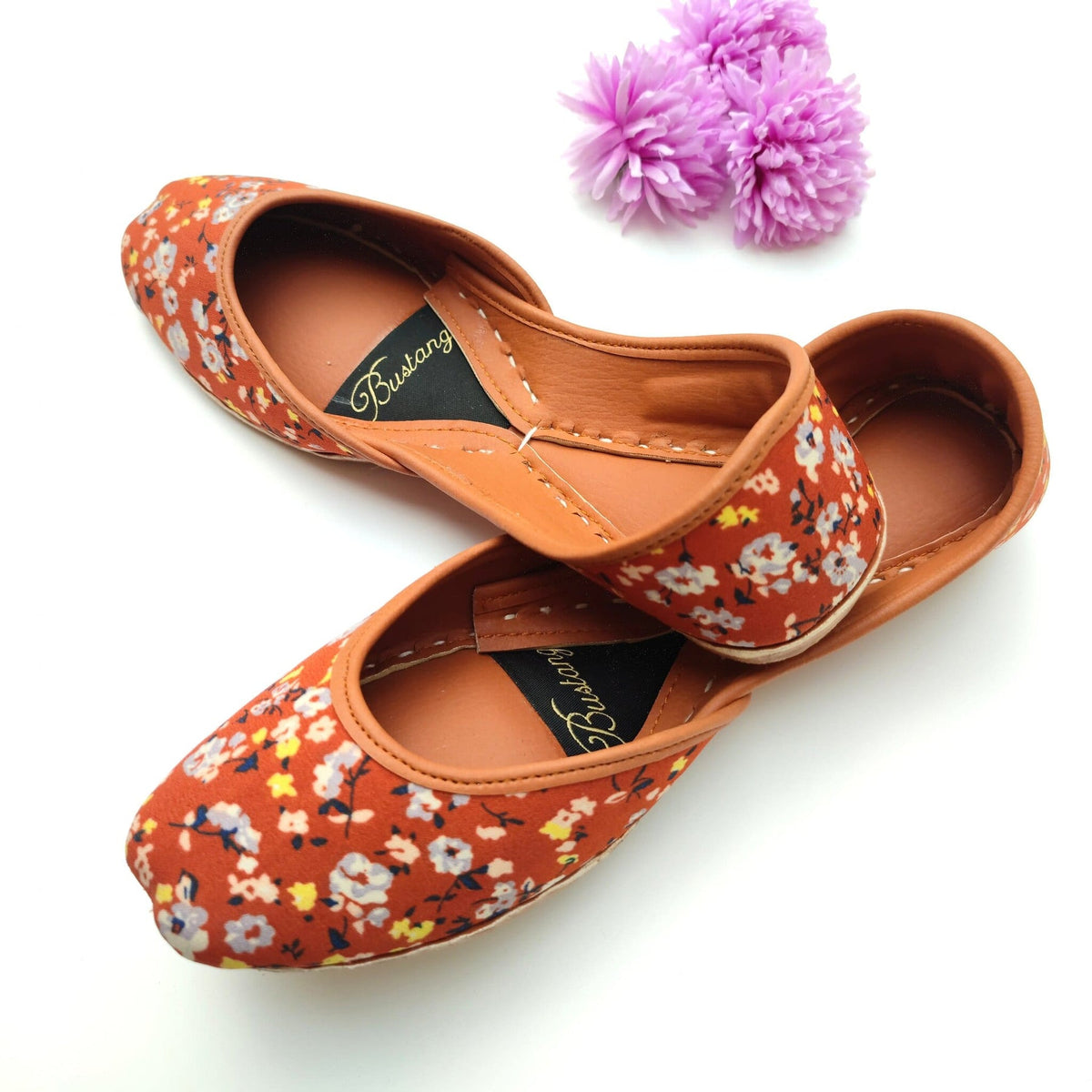 Orange Daffodil Casual Khussa For Women