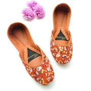 Orange Daffodil Casual Khussa For Women