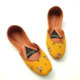 Yellow Marigold Casual Khussa For Women