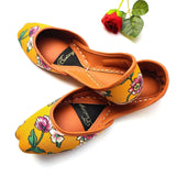 Yellow Lily Casual Khussa For Women